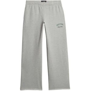 Superdry Athletic Ess Wide Leg Joggers Grey Marl 2XS Women Superdry Athletic Ess Wide Leg Joggers Grey Marl 2XS Women