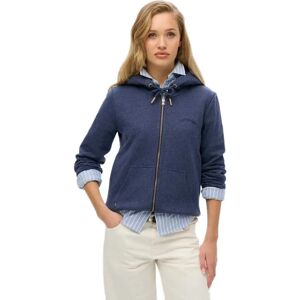 Superdry Essential Logo Full Zip Sweatshirt Princedom Blue Marl L Women Superdry Essential Logo Full Zip Sweatshirt Princedom Blue Marl L Women