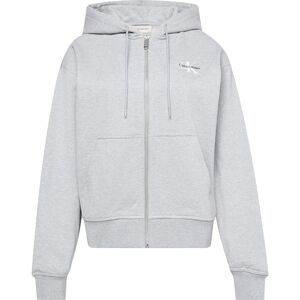 Calvin Klein Jeans Monologo French Terry Hoodie Heroic Grey Htr M Women Calvin Klein Jeans Monologo French Terry Hoodie Heroic Grey Htr M Women