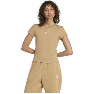 adidas Originals Essentials Slim Short Sleeve T-shirt Cardboard S Women adidas Originals Essentials Slim Short Sleeve T-shirt Cardboard S Women