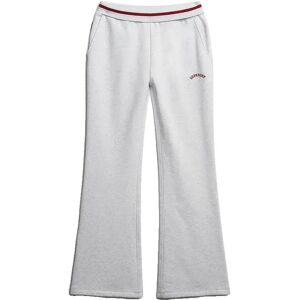 Superdry Essential Logo Flare Fit Joggers Vintage White Marl L Women Superdry Essential Logo Flare Fit Joggers Vintage White Marl L Women