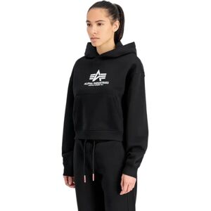 Alpha Industries Basic Pp Hoodie Black 2XS Women Alpha Industries Basic Pp Hoodie Black 2XS Women