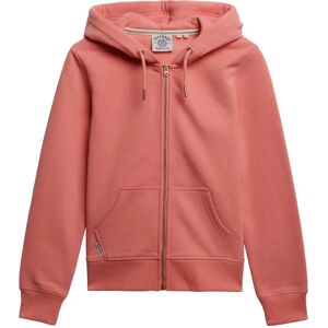 Superdry Essential Logo Full Zip Sweatshirt Lantana Pink 2XS Women Superdry Essential Logo Full Zip Sweatshirt Lantana Pink 2XS Women
