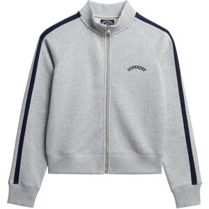 Superdry Essential Logo Track Full Zip Sweatshirt Glacier Grey Marl M Women Superdry Essential Logo Track Full Zip Sweatshirt Glacier Grey Marl M Women
