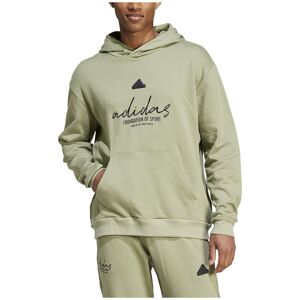 adidas Brand Love French Terry Hoodie Tent Green XL Men