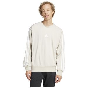 adidas Essentials 3 Stripes French Terry Sweatshirt Wonder Alumina / White S Men