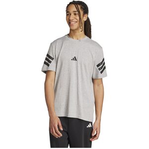 adidas Future Icons 3 Stripes Short Sleeve T-shirt Medium Grey Heather M Men