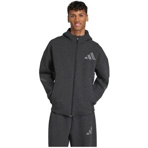 adidas Z.n.e Premium Full Zip Sweatshirt Black Melange XS Men