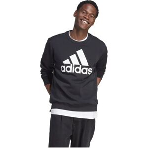 adidas Essentials Fleece Big Logo Sweatshirt Black S Men adidas Essentials Fleece Big Logo Sweatshirt Black S Men