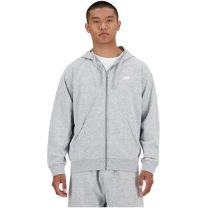 New Balance Sport Essentials Logo French Terry Full Zip Sweatshirt Athletic Grey M Men New Balance Sport Essentials Logo French Terry Full Zip Sweatshirt Athletic Grey M Men