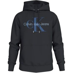 Calvin Klein Seasonal Monologo Regular Hoodie Ebony M Men Calvin Klein Seasonal Monologo Regular Hoodie Ebony M Men