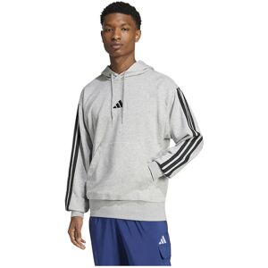 adidas Essentials 3 Stripes French Terry Hoodie Medium Grey Heather / Black 3XL Men adidas Essentials 3 Stripes French Terry Hoodie Medium Grey Heather / Black 3XL Men