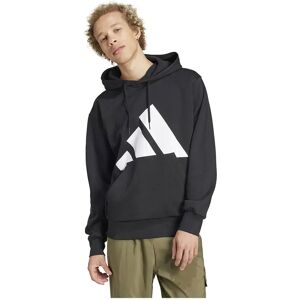 adidas Essentials Big Logo Fleece Hoodie Black / White XL Men adidas Essentials Big Logo Fleece Hoodie Black / White XL Men
