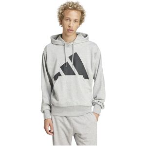 adidas Essentials Big Logo French Terry Hoodie Medium Grey Heather / Black XL Men adidas Essentials Big Logo French Terry Hoodie Medium Grey Heather / Black XL Men