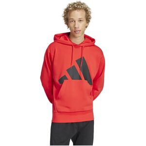 adidas Essentials Big Logo French Terry Hoodie Pure Ruby / Black S Men adidas Essentials Big Logo French Terry Hoodie Pure Ruby / Black S Men