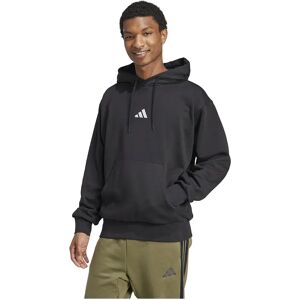 adidas Essentials Feelcozy Fleece Hoodie Black / White M Men adidas Essentials Feelcozy Fleece Hoodie Black / White M Men