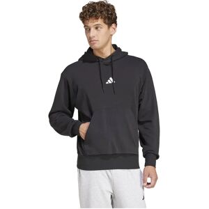 adidas Essentials Feelcozy French Terry Hoodie Black / White XL Men adidas Essentials Feelcozy French Terry Hoodie Black / White XL Men