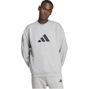 adidas Future Icons 3 Bar Logo Sweatshirt Medium Grey Heather S Men adidas Future Icons 3 Bar Logo Sweatshirt Medium Grey Heather S Men