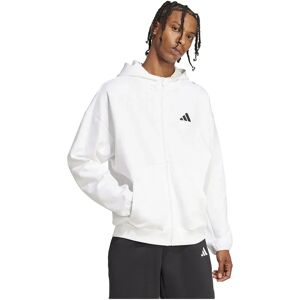 adidas Future Icons Small Logo Full Zip Sweatshirt White S Men adidas Future Icons Small Logo Full Zip Sweatshirt White S Men