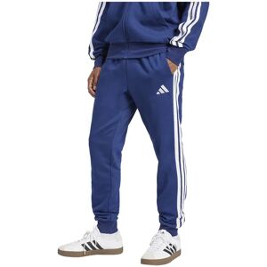 adidas Essentials 3 Stripes Fleece Joggers Dark Blue / White XS Men adidas Essentials 3 Stripes Fleece Joggers Dark Blue / White XS Men