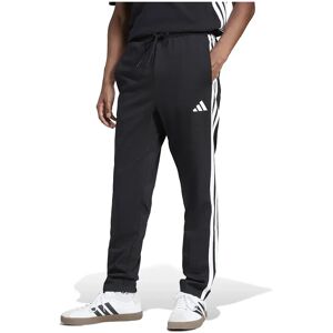 adidas Essentials 3 Stripes Single Jersey Joggers Black / White S Men adidas Essentials 3 Stripes Single Jersey Joggers Black / White S Men