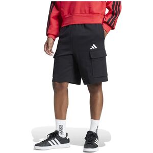 adidas Essentials Feel Cozy French Terry Cargo Shorts Black / White 2XL Men adidas Essentials Feel Cozy French Terry Cargo Shorts Black / White 2XL Men