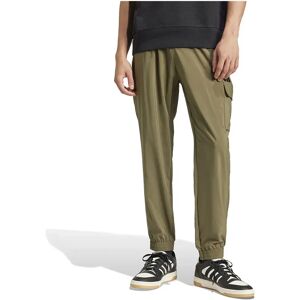 adidas Essentials Small Logo Joggers Olive Strata / Black M Men adidas Essentials Small Logo Joggers Olive Strata / Black M Men