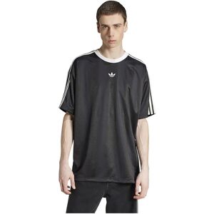adidas Originals Adicolor Jacquard Jersey Short Sleeve T-shirt Black / White XS Men adidas Originals Adicolor Jacquard Jersey Short Sleeve T-shirt Black / White XS Men