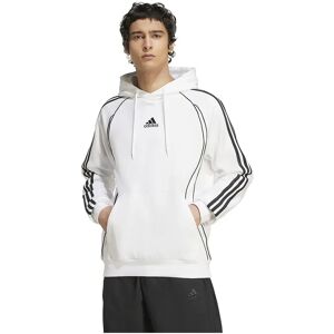 adidas Originals Adicolor Teamgeist Cut Line Hoodie White / Black M Men adidas Originals Adicolor Teamgeist Cut Line Hoodie White / Black M Men