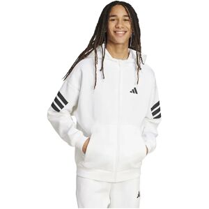 adidas Future Icons 3 Stripes Full Zip Sweatshirt White S Men adidas Future Icons 3 Stripes Full Zip Sweatshirt White S Men