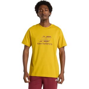 New Balance Sport Essentials Speckle Logo T-shirt Baroque Gold XL Men New Balance Sport Essentials Speckle Logo T-shirt Baroque Gold XL Men