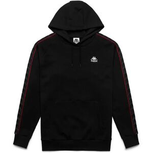 Kappa 222 Banda Madison 2 Hoodie Black / Red Racing / White XL Men Kappa 222 Banda Madison 2 Hoodie Black / Red Racing / White XL Men