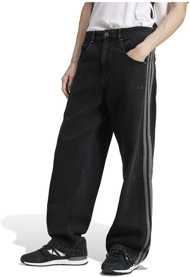 adidas Originals Adicolor Denim Firebird Joggers True Black Denim 32 Men