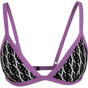 Calvin Klein Underwear Triangle Fixed Monogram Bikini Top Monogram Black M Women Calvin Klein Underwear Triangle Fixed Monogram Bikini Top Monogram Black M Women