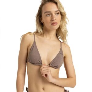 Roxy Lasca Tiki Tri Bikini Top Deep Taupe S Women Roxy Lasca Tiki Tri Bikini Top Deep Taupe S Women