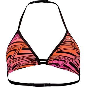 Puma Printed Triangle Bikini Top Purple / Orange L Women Puma Printed Triangle Bikini Top Purple / Orange L Women