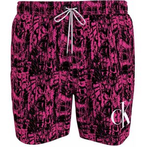 Calvin Klein Underwear Km0km00802 Swimming Shorts Ck One Snake Pink Aop S Men