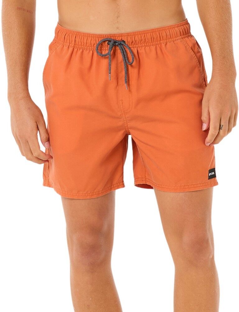 Rip Curl Living Volley Swimming Shorts Burnt Orange S Men
