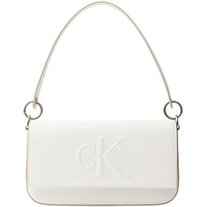 Calvin Klein Jeans Sculpted Flap Impress Crossbody Lily White One Size male