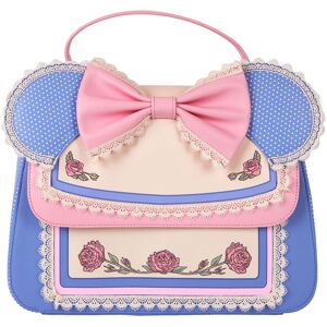 Loungefly Disney By Minnie Floral And Lace Ears Crossbody Multicolor One Size male