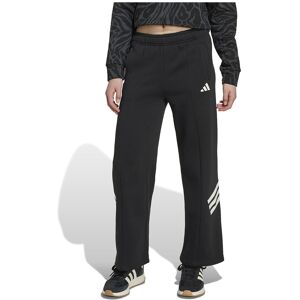 adidas Future Icons Wide Leg Open Hem Pants Black / White 7-8 Years Girls