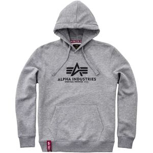 Alpha Industries Basic Hoodie Grey Heather L Men Alpha Industries Basic Hoodie Grey Heather L Men