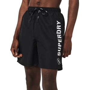 Superdry Code Applque 19inch Swimming Shorts Black S Men Superdry Code Applque 19inch Swimming Shorts Black S Men