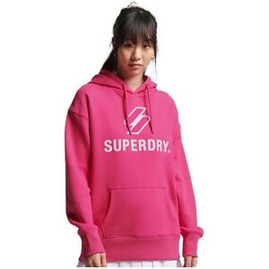 Superdry Code Sl Stacked Apq Os Hoodie Raspberry Sorbet XS-S Women Superdry Code Sl Stacked Apq Os Hoodie Raspberry Sorbet XS-S Women