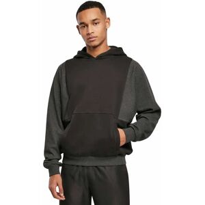 Urban Classics Cut On Hoodie Black / Charcoal M Men Urban Classics Cut On Hoodie Black / Charcoal M Men