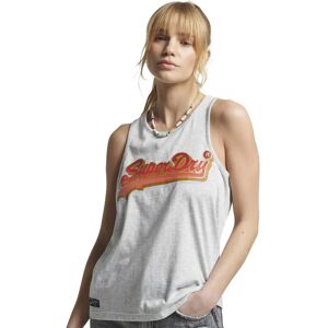 Superdry Vintage Vl Seasonal Sleeveless T-shirt Light Grey Marl S Women Superdry Vintage Vl Seasonal Sleeveless T-shirt Light Grey Marl S Women