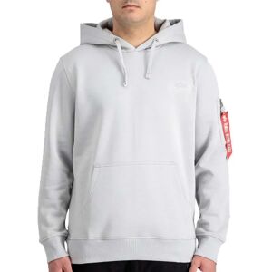Alpha Industries Back Print Hoodie Pastel Grey S Men Alpha Industries Back Print Hoodie Pastel Grey S Men