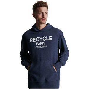 Superdry Studios Rcycl City Hoodie Indigo Marl XS-S Men,Women Superdry Studios Rcycl City Hoodie Indigo Marl XS-S Men,Women