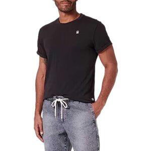 G-star Lash Short Sleeve T-shirt 2 Units Dark Black / White L Men G-star Lash Short Sleeve T-shirt 2 Units Dark Black / White L Men