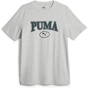 Puma Squad Short Sleeve T-shirt Light Gray Hetaher M Men,Women Puma Squad Short Sleeve T-shirt Light Gray Hetaher M Men,Women